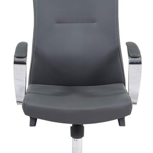 High-Back Adjustable Swivel PU Leather seat